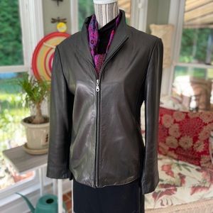 Buttery soft black leather jacket